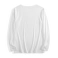 thumbnail image 4 of Mgmyaa Long Sleeve T-Shirts for Women Solid Casual Crew Neck Loose Basic Tee Top, 4 of 6