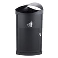 thumbnail image 2 of Safco Nook Waste Receptacle in Black, 2 of 3