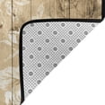 thumbnail image 4 of Vintage Wood Roses Rugs Doormat, Non-Slip Machine Washable Carpets Floor Door Mat , 36" x 24", 4 of 7