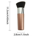 thumbnail image 2 of Foundation Makeup Brush For Liquid Foundation Application Soft Face Cosmetic Tool For All Types 12X3CM Bar None, 2 of 7
