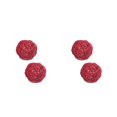 thumbnail image 1 of Billuyoard 10 bolas decorativas únicas para cambios de imagen elegantes del hogar bolas decorativas decoración de ratán rojo Rojo 2Conjunto, 1 of 6