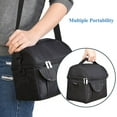 thumbnail image 3 of Vaupan Large Insulated Lunch Bag for Women and Men, Oxford Fabric Dual Compartment Reusable Lunch Box for School Office Work Picnic, Leakproof Cooler Lunch Tote Bag with Adjustable Shoulder Strap, 3 of 7