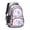 Purple Butterfly Flower, variant on Purple Butterfly Flower Pattern Cute School Backpack Bag with Padded Back and Adjustable Shoulder Straps 16.9 X 12.6 X 5.9 Inches
