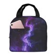 thumbnail image 1 of Disketp Purple And Blue Nebula Bolsa Térmica para Almuerzo para Hombre y Mujer, Ideal para Trabajo, Senderismo y Picnic, 1 of 8
