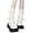 White, variant on Jxzom White Leg Warmers with Bow and Fur Balls, Y2K Rib Knit Boot Socks, Harajuku Cutecore Leg Warmers for Women