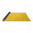 thumbnail image 2 of Ahgly Company Indoor Square Solid Yellow Modern Area Rugs, 3' Square, 2 of 4