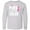AC-Heather Grey, variant on Inktastic Breast Cancer Pink is More Than Just a Pretty Color Long Sleeve Youth T-Shirt