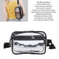 thumbnail image 3 of Sac à Bandoulière Imperméable en PVC Transparent Clair Grande Capacité Sangle Réglable pour Sport Voyage, 3 of 7