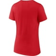 thumbnail image 3 of Women's Fanatics Red Kansas Jayhawks Evergreen Campus V-Neck T-Shirt, 3 of 3