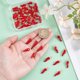 thumbnail image 3 of Colgantes de fresa esmaltados, lindos colgantes kawaii de frutas y verduras en miniatura, paquete al por mayor, 3 of 9
