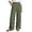 Green, variant on Women's Pants, Effortless Summer Casual Straight-Leg Pants for in Lightweight Breathable Versatile Long Trousers for Daily and Leisure Green M