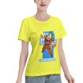 thumbnail image 2 of T-Shirt Basique à Manches Courtes pour Femmes Super Saiyan, 2 of 6