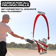 thumbnail image 4 of GoSports Fungo Baseball Racket for Fly Balls, Grounders, and Line Drives - Baseball and Softball Training Equipment for Coaches and Parents, 4 of 7