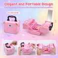 thumbnail image 3 of JoyStone 62Pcs Kids Washable Makeup Kit Make Up Set, Pretend Vanity Set with Makeup Case Birthday Toys for Girls 3-12 Year Old Kids, 3 of 10