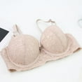 thumbnail image 5 of Ashirexll Push Up Bra, Plus Size Bras for Women, Large Size Front Closure Bra Wireless Thin Cups Breathable, 5 of 5