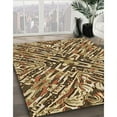 thumbnail image 2 of Ahgly Company Indoor Rectangle Patterned Blood Red Brown Area Rugs, 4' x 6', 2 of 6