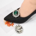 thumbnail image 4 of Zapatos de diamantes de metal, zapatos de boda con flores, tacones altos, hebilla de zapato, material de zapato, accesorios, joyería, accesorios de zapato extraíbles, 4 of 6