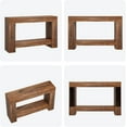 thumbnail image 4 of Bingirl Long Console Table, 2-Tier Rectangular Sofa Table Behind The Couch, Farmhouse Entryway Accent Table, Sofa Table Behind Couch for Entrance, Hallway, Living Room, 4 of 8