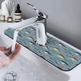 thumbnail image 7 of Pofeuu Various Wild Sea Fish Print Splash Guard for Sink Faucet Sink Gadgets-Splash Guard Behind Faucet Drip Catcher for Kitchen, Bathroom,Sink Mat, 7 of 7