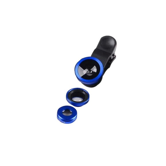 Kenally Clip de lente de teléfono Kit de lente de cámara fotográfica Lente ojo de pez de 180 grados Lente gran angular 0.67X Dispositivos antirrobo No.1 Kenally VI008638-02