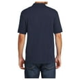 thumbnail image 2 of Yellow Rooster Men's Core Blend Jersey Knit Polo Deep Navy 5XL, 2 of 6