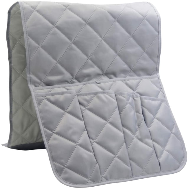 Soporte de control remoto para sofá con 5 bolsillos para silla, sillón, carrito para teléfono inteligente, libro, revistas, iPad (gris) Xemadio WLJ-3250