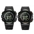 thumbnail image 3 of CAROOTU Men's Multi-functional Luminous Digital Watch Waterproof Wristwatch Outdoor, 3 of 6