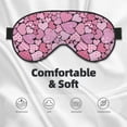 thumbnail image 5 of Rocae Sweet Heart for Mask for Women Men, Luxury Eye Cover Eye Shade with Adjustable Strap for Travel, Nap, Meditation, 5 of 7