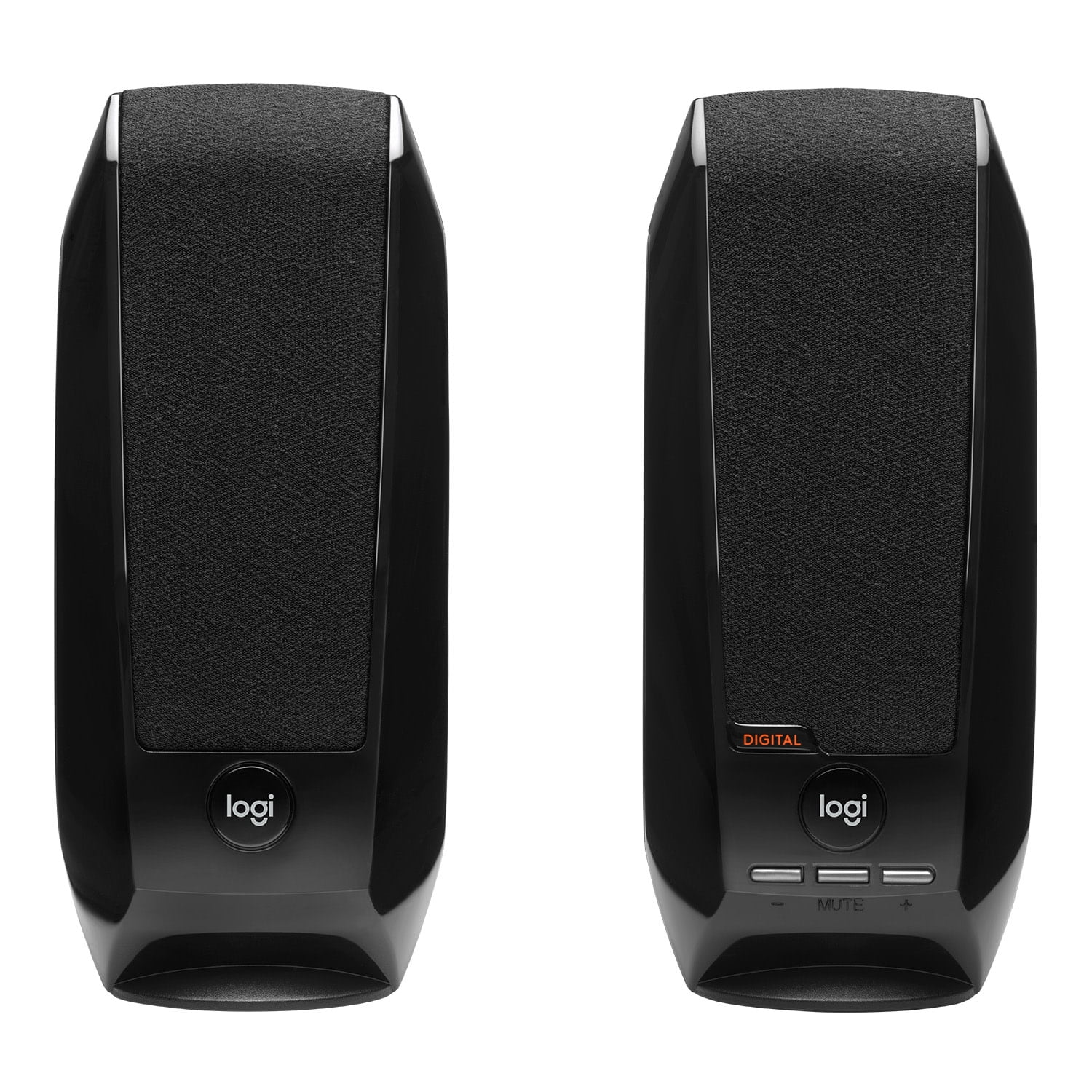 Headphone jack S-120 Black 980-000012 US Wired Logitech PC Stereo Speakers 