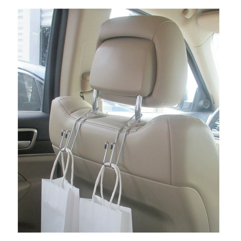 2 Universal Car Back Seat Headrest Hanger Holder Hooks Bag Purse Organ —  AllTopBargains