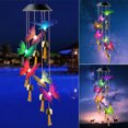 thumbnail image 4 of Kearding Lámparas de farol de llama de carbón, chimenea simulada, lámparas de llama LED, bombilla de luz con efecto de llama, AA, patio, Jardín y Patio Schmetterlings-Windspiel Kearding HA004627-01B, 4 of 6