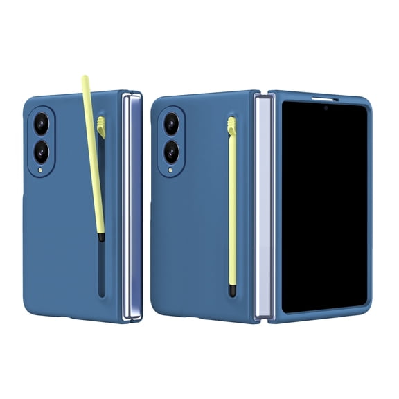 Dteck Case for Samsung Galaxy Z Fold 8 with Pen Stylus, Shockproof PC Case Slim Cover for Galaxy Z Fold 8,Skyblue