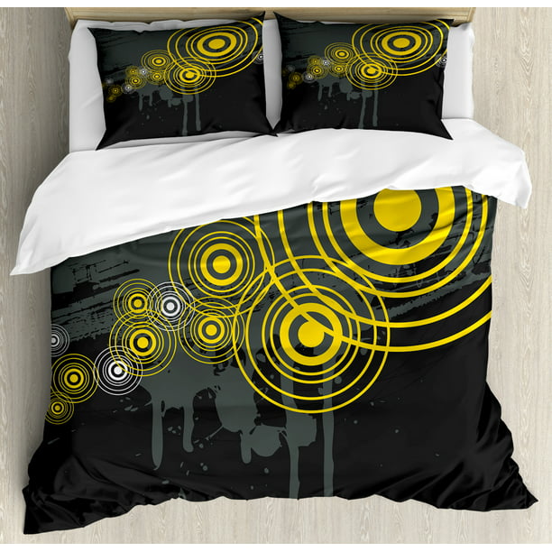 Yellow Duvet Cover Set Queen Size, Grey And Yellow Duvet Covers Queen Size