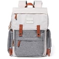 thumbnail image 1 of Mochila Pañales Frank Mully Grande Multifunción Crema Blanca, 1 of 3
