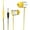 Yellow, variant on 3.5mm Wired In-Ear Headphones with Microphone - Compatible with iOS, Android, Smartphones, Laptops, Gaming, MP3 Players Suitable for Work, Study, Fitness, Running
