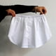 thumbnail image 5 of Gibobby mini faldas de mujer sexy Mini enagua para mujer, falda inferior de 2 piezas, camisa de barrido, falda de extensión con botones, camisa para mujer(Negro, XXXXXL), 5 of 5
