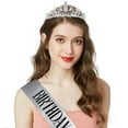 thumbnail image 6 of "Birthday Girl" Sash and Rhinestone Tiara Set, Women Birthday Sash and Crown Decoration, Glitter Crystal Hair Accessories for Girl Birthday Party, 6 of 7