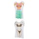 thumbnail image 1 of 2x Divertidas Mujeres Hawaiano Bikini Camiseta Casual Camiseta Tops Cumpleaños Fernando cubrir el cuerpo del bikini, 1 of 8