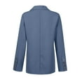 thumbnail image 3 of Brnmxoke Blazer Clearance Blazer Jackets for Women Plus Size Open Front Long Sleeve Casual Work Office Blazers with Pockets for Summer Fall Spring S,M,L,XL,XXL,XXXL,XXXXL,XXXXXL, 3 of 4