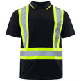 thumbnail image 3 of JORESTECH 5-Pack Hi-Vis Short Sleeve Safety Polo Shirt, ANSI Class 1 (Black, XS), 3 of 8