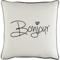 thumbnail image 2 of Artistic Weavers Glyph Bonjour 18" x 18" Pillow (with Down Fill), 2 of 3