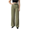 thumbnail image 3 of Zedker Womens Corduroy Pants Dressy Straight Leg Pants for Women Casual Fall Keep Warm Slacks with Pockets Woman Pant, 3 of 7