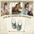 thumbnail image 7 of Picia Cute Sunflower Blue Duck for Women's Lamb-hug Comfy Fleece House Slippers Memory Foam, Slip-on House Shoes Indoor Outdoor-46/47, 7 of 7