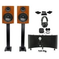 thumbnail image 2 of Pair Rockville DPM6C 6.5" 420w Studio Monitors+36" Stands+Headphones+Mic+Shield, 2 of 13