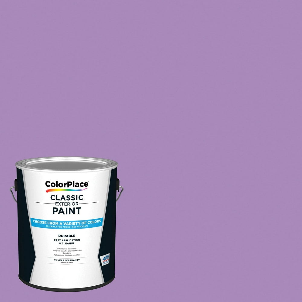 ColorPlace Classic Interior Wall & Trim Paint, Violet Illusion, Flat, 1