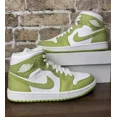 thumbnail image 1 of Ni - ke Ni - ke Wmns Air Jordan 1 Mid SE Green Python AJ1 Casual Shoes DV2959-113 size 12, 1 of 5
