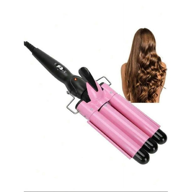 Rizador de Cabello Triple BUYTITI 25 mm Con Recubrimiento de