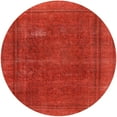 thumbnail image 1 of Ahgly Company Indoor Round Mid-Century Modern Red Oriental Area Rugs, 4' Round, 1 of 6