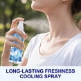 thumbnail image 3 of Cooling Body Mist Spray 100ml Sport Heat Relief Refreshing After Sun Spray for Outdoor Sports Soccer Basketball Running Hiking Camping 1 Pack, 3 of 9
