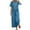 Blue, variant on CILENON Sweat Suit Women Womens Casual Printing Suit Crew Neck Short Sleeve Shirt And Trousers Pants Two Piece Set 2 Piece Sets for Women Comfy Travel Outfits for Women (Gray,M)
